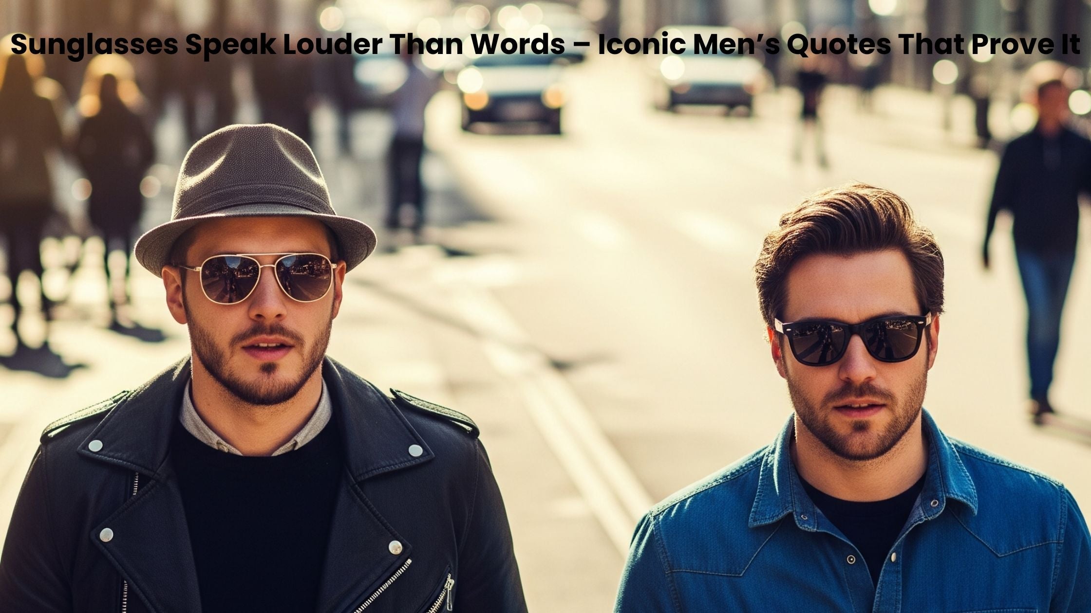 Sunglasses Speak Louder Than Words – Iconic Men’s Quotes That Prove It