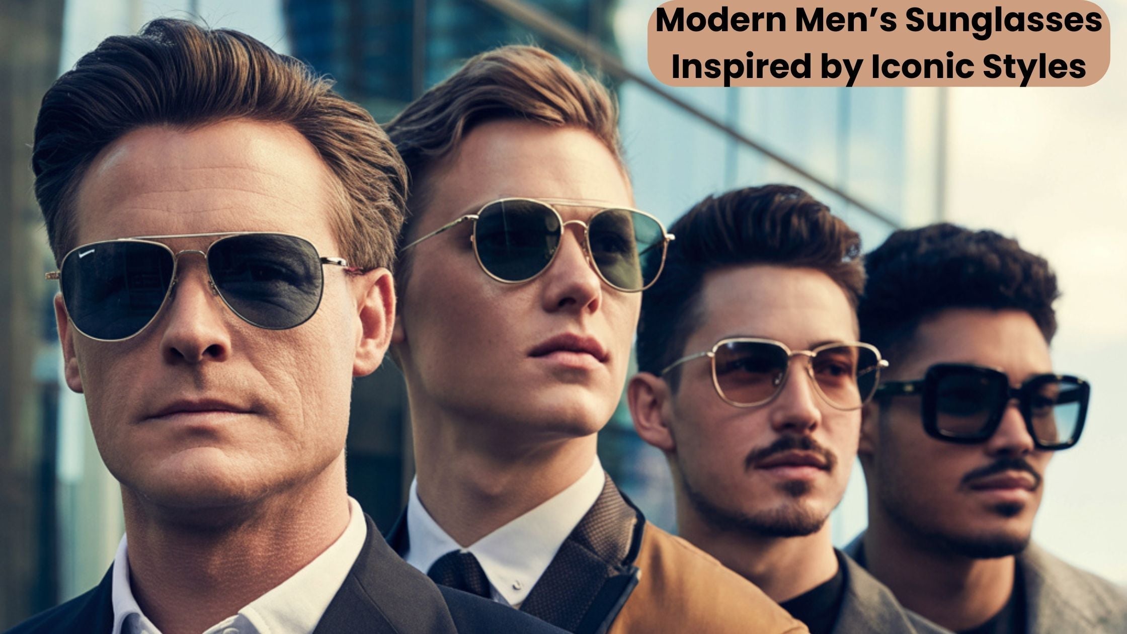 Modern Men’s Sunglasses Inspired by Iconic Styles