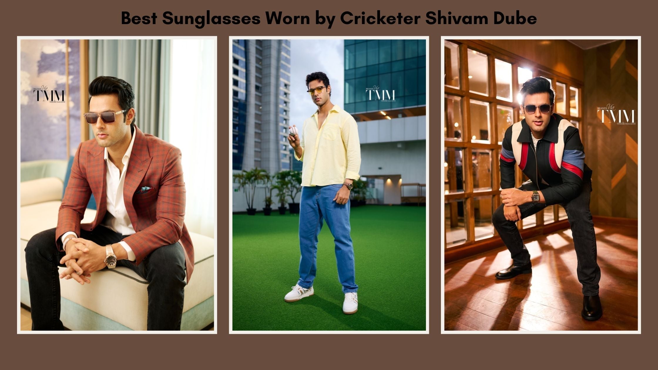 Best Sunglasses Worn by Cricketer Shivam Dube