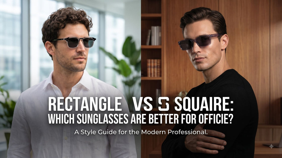 Rectangle vs Square: Which Sunglasses Are Better for Office?