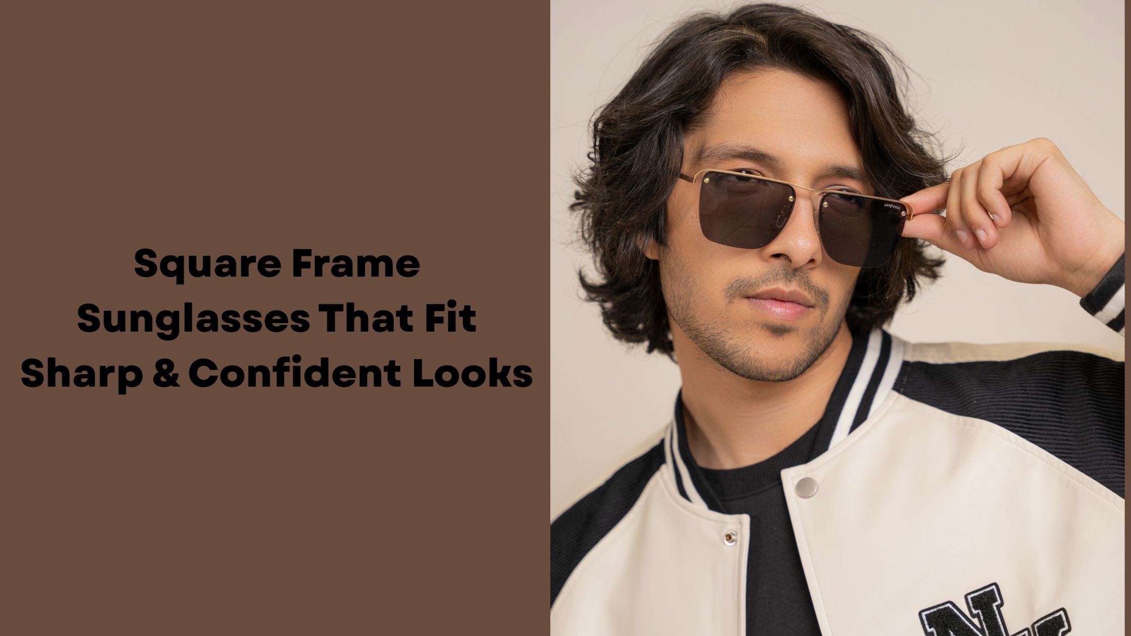 Square Frame Sunglasses That Fit Sharp & Confident Looks