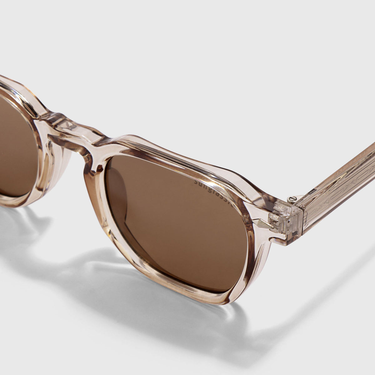 Hercules Brown Square Sunglasses for Men & Women | UV400