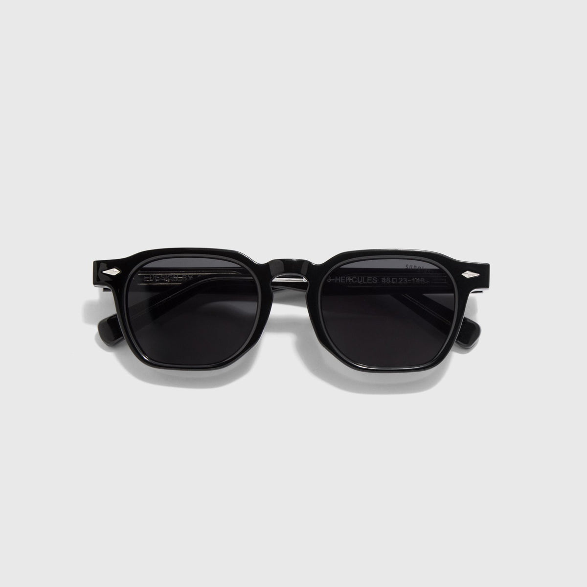 Hercules Full Black Square Sunglasses for Men & Women | UV400