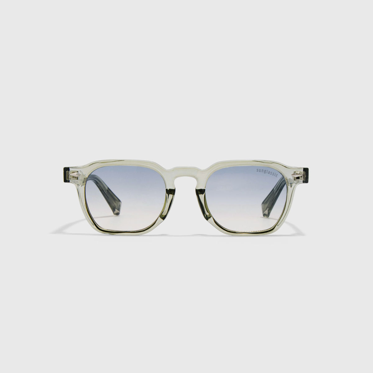 Hercules Green Peach Gradient Sunglasses for Men & Women | UV400
