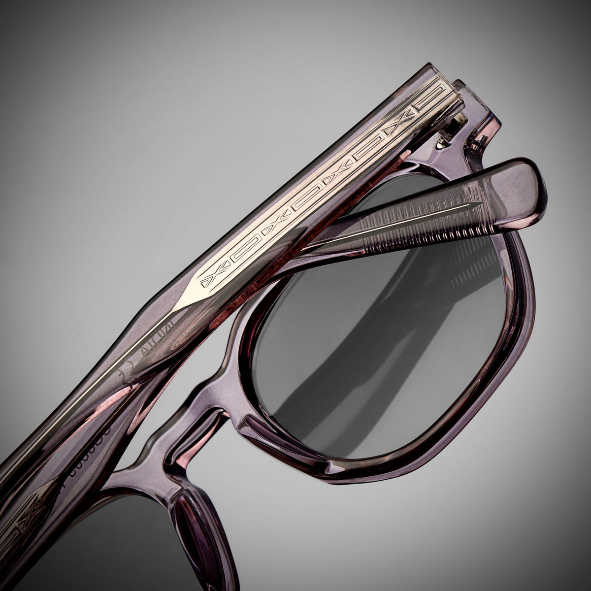 Hercules Grey Black Square Sunglasses for Men & Women | UV400