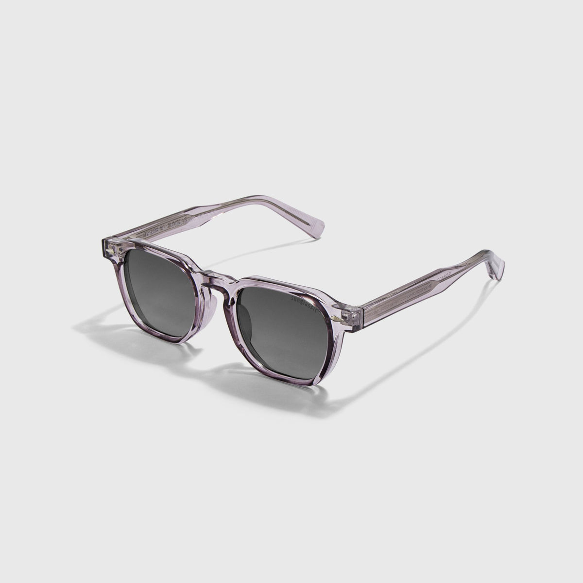 Hercules Grey Black Square Sunglasses for Men & Women | UV400