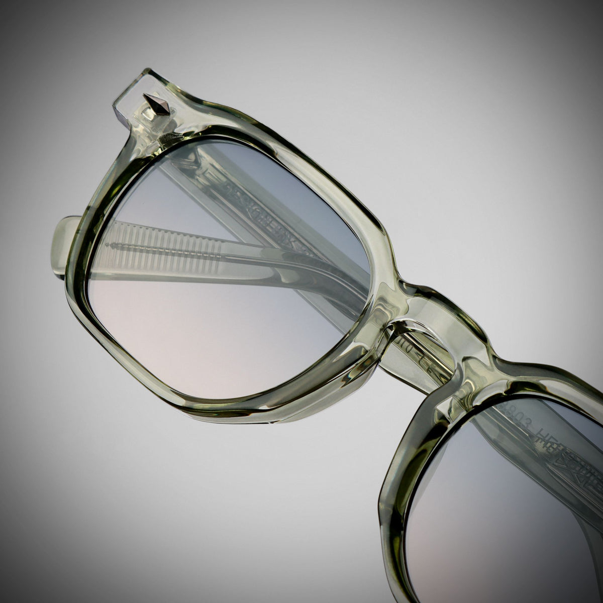 Hercules Green Peach Gradient Sunglasses for Men & Women | UV400