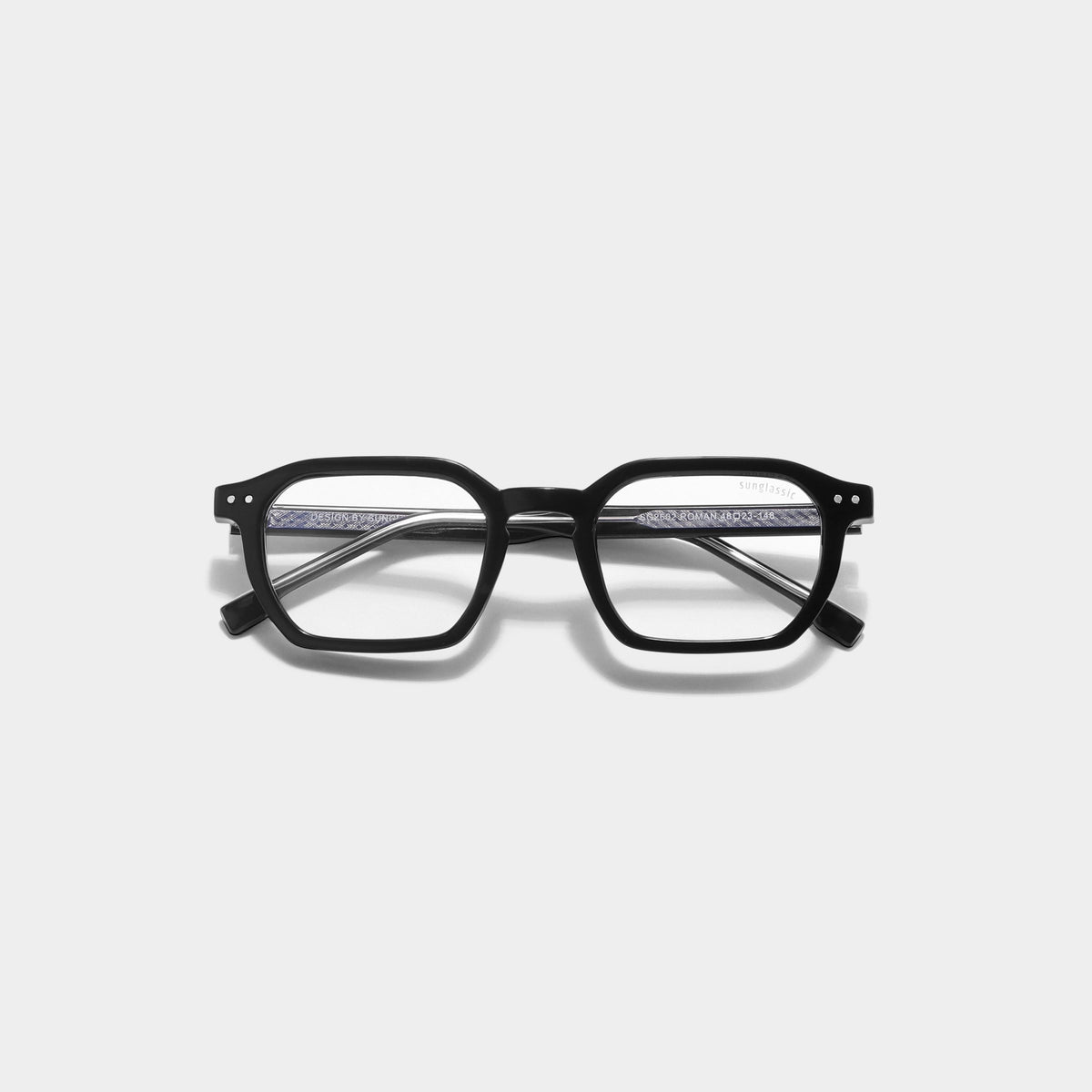 Roman Black Clear Anti Blue Light Sunglasses for Men & Women