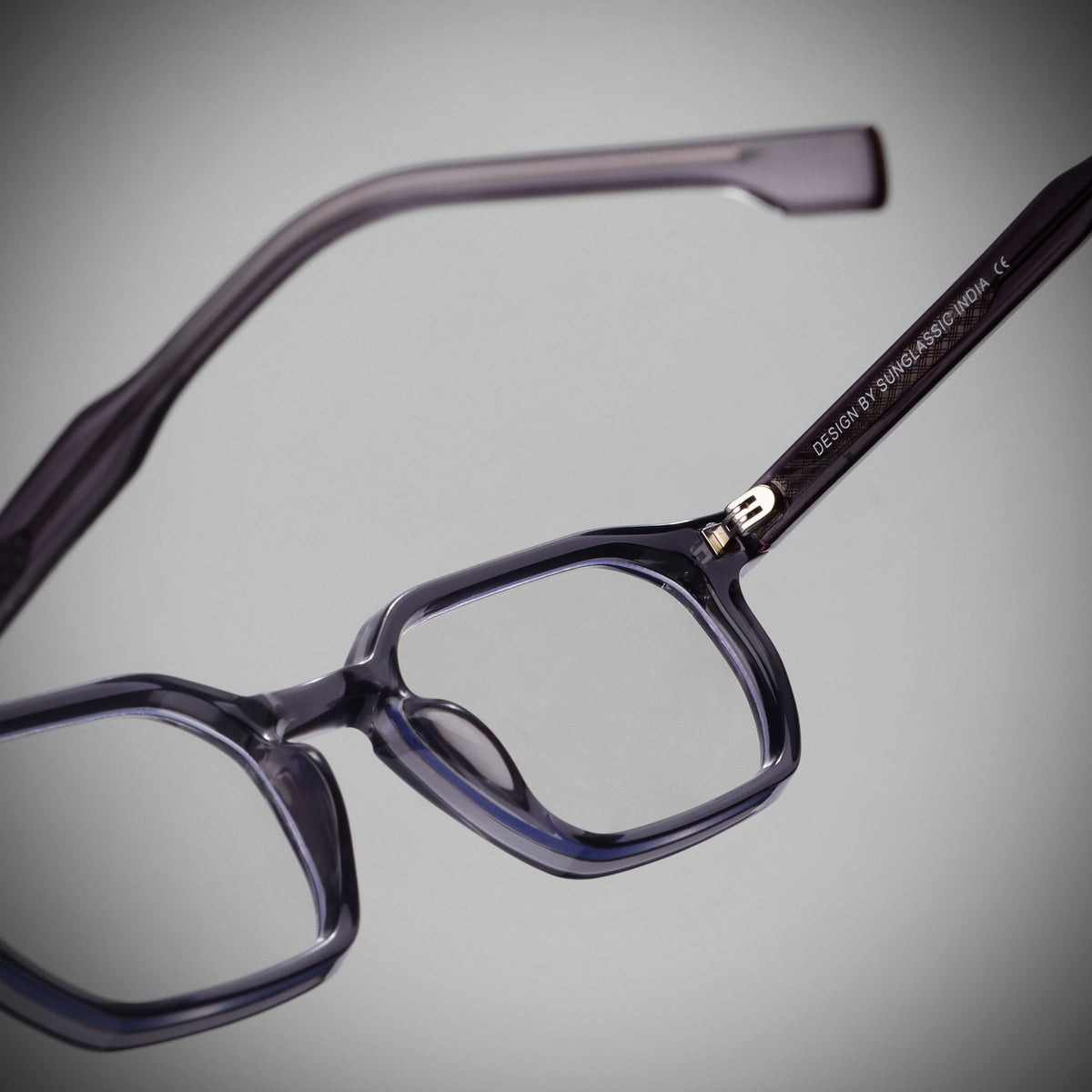 Roman Grey Clear Anti Blue Light Sunglasses