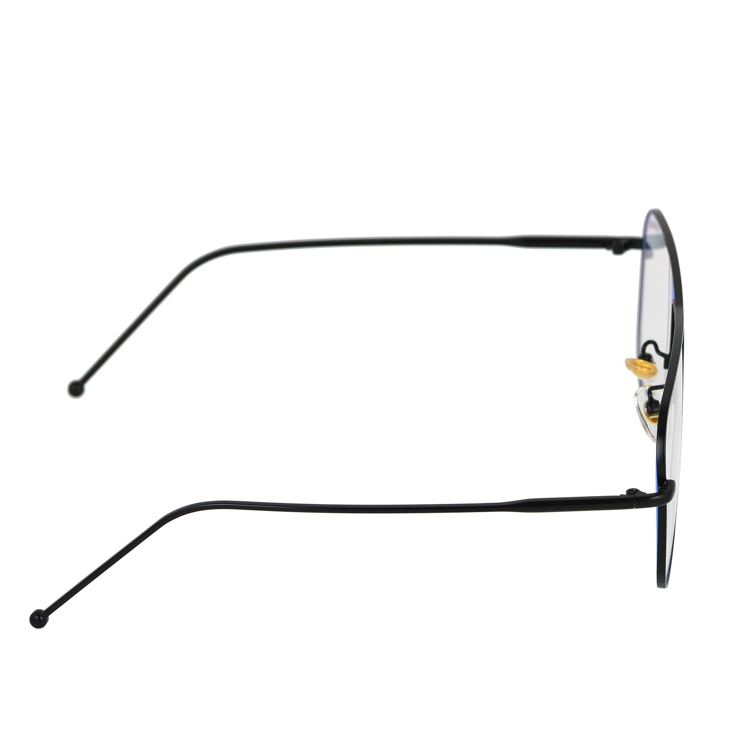 The Godfather Black Clear Square Sunglasses