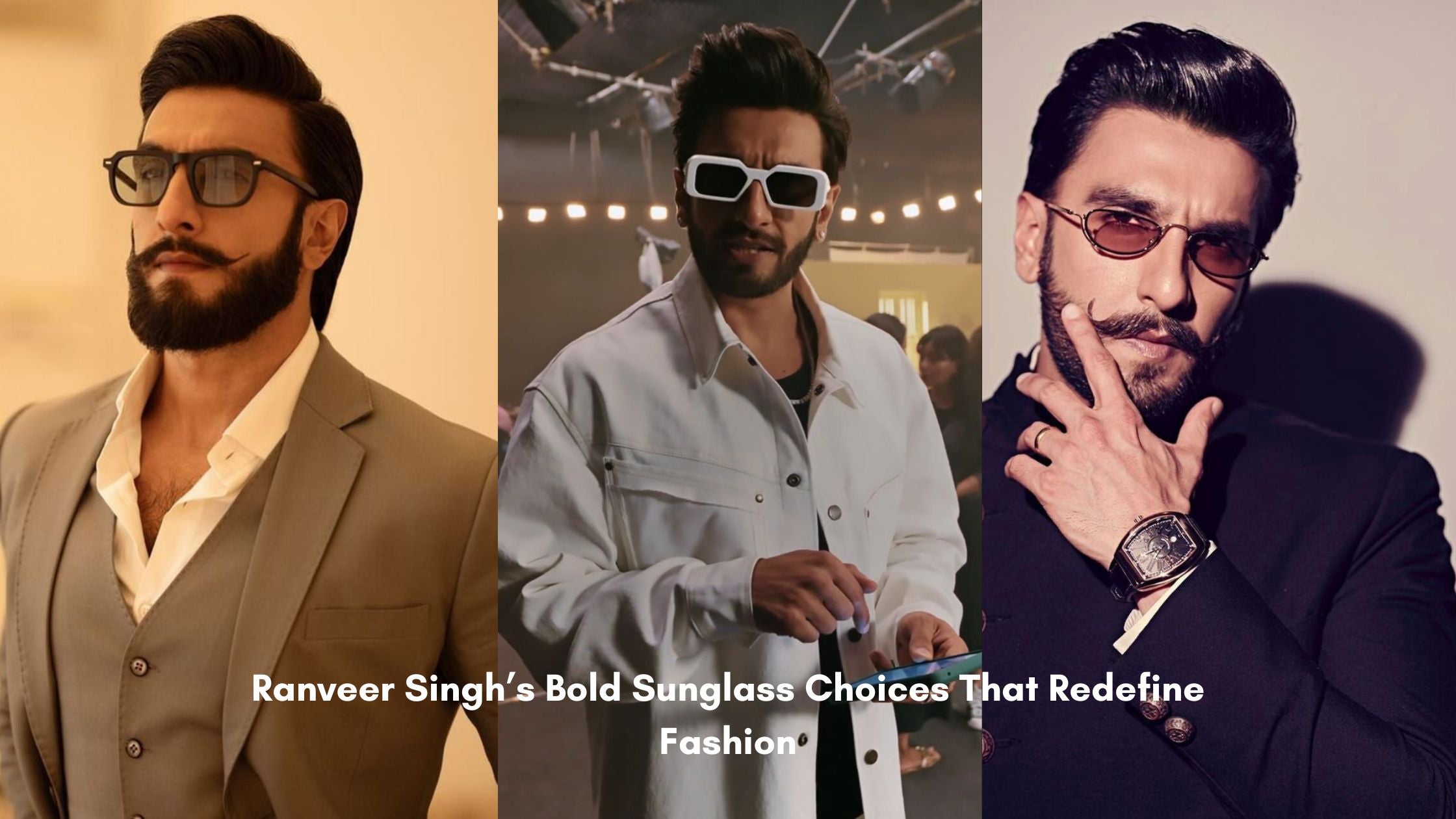 Ranveer Singh’s Bold Sunglass Choices That Redefine Fashion