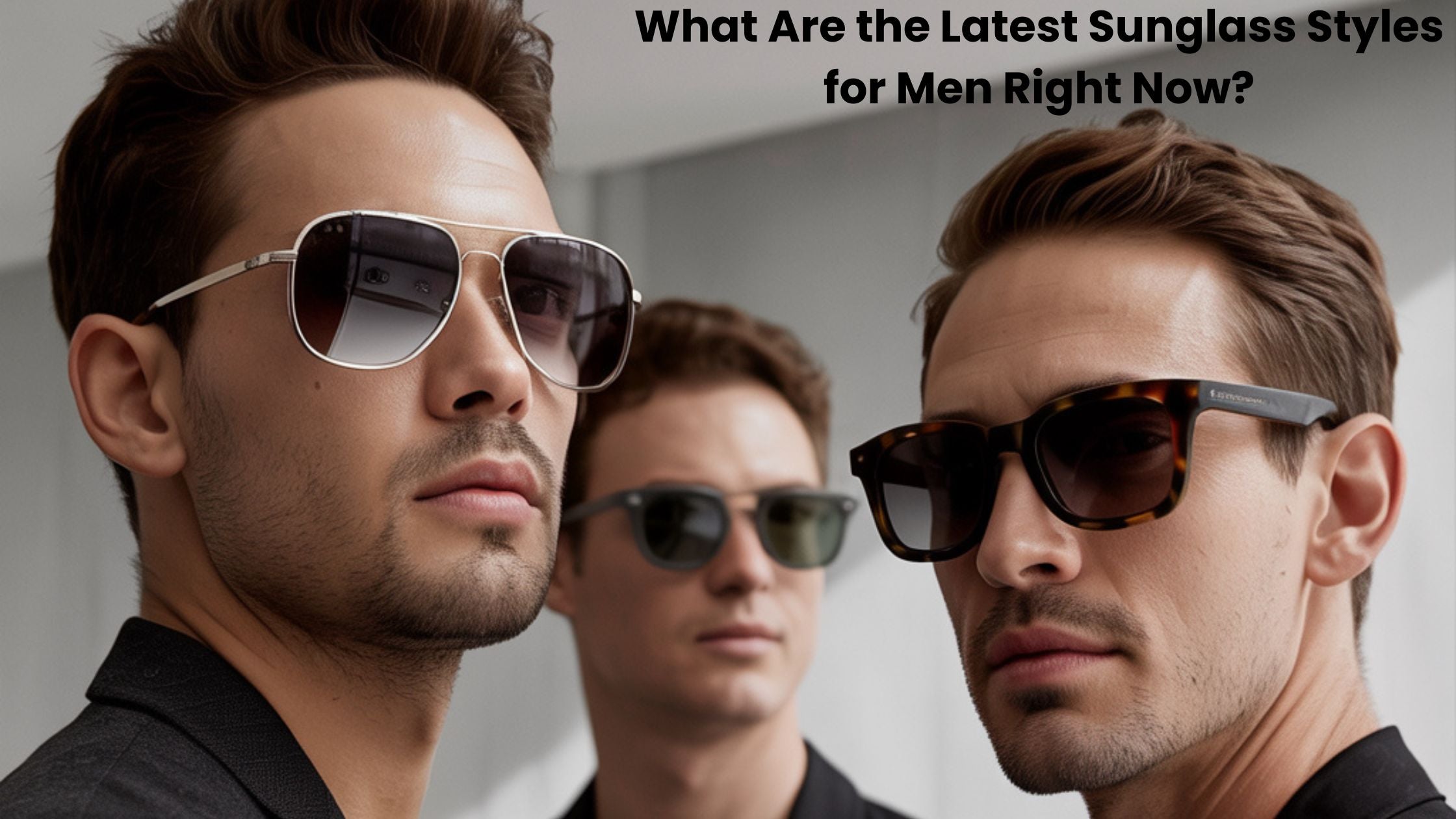What Are the Latest Sunglass Styles for Men Right Now?