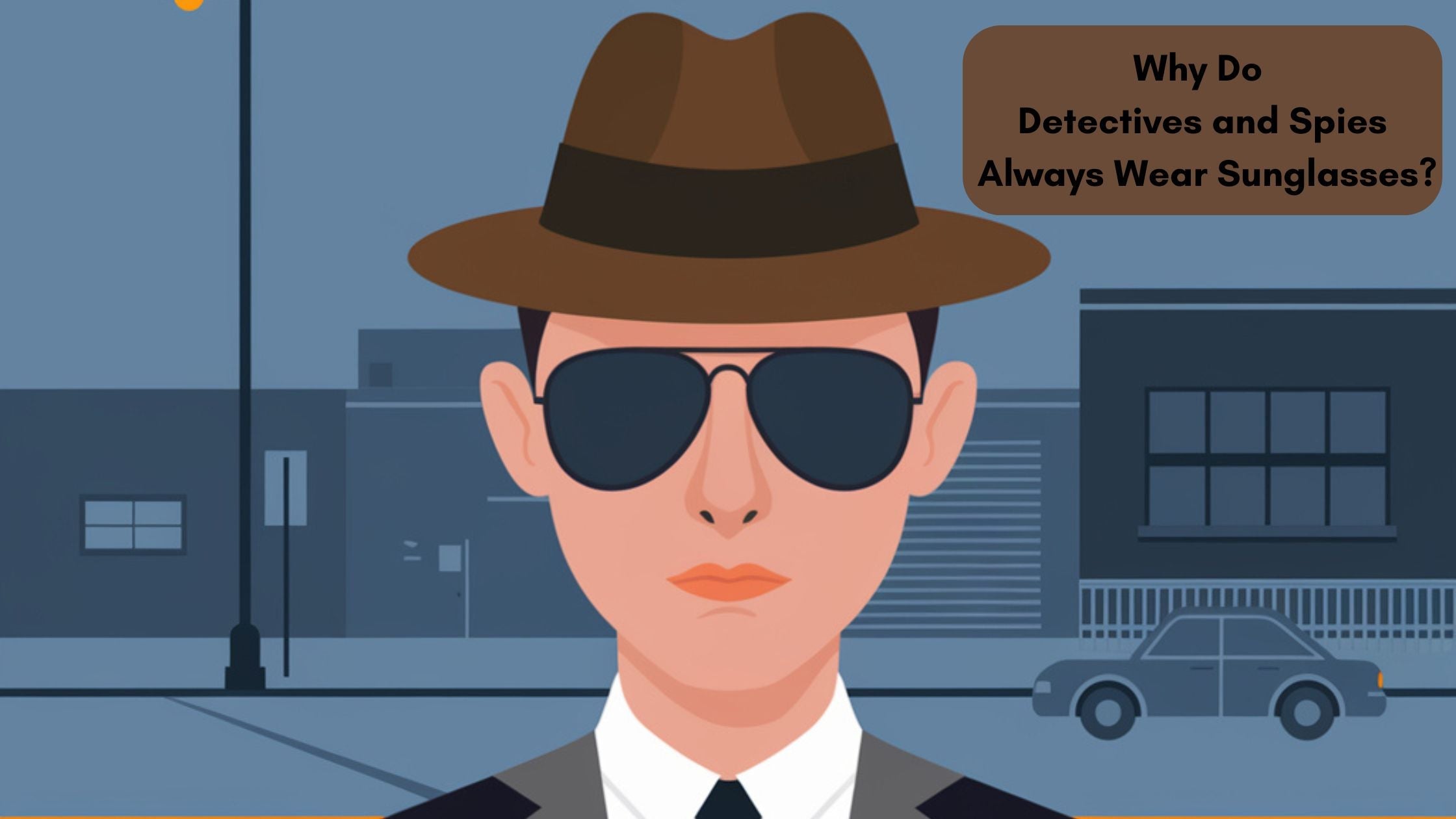 Why Do Detectives and Spies Always Wear Sunglasses?