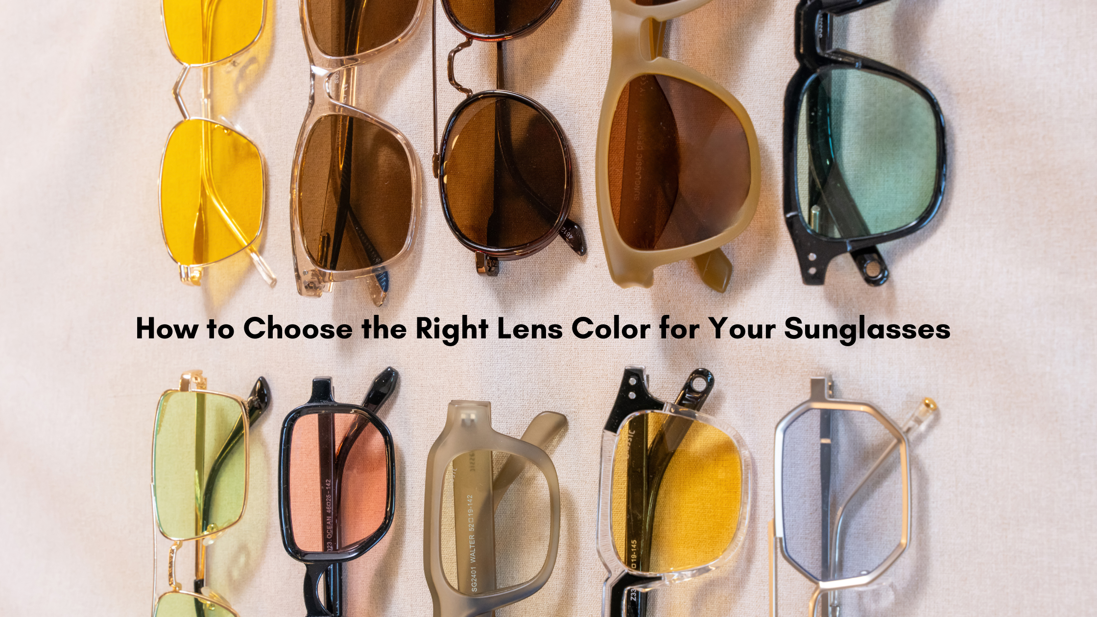 How to Choose the Right Lens Color for Your Sunglasses