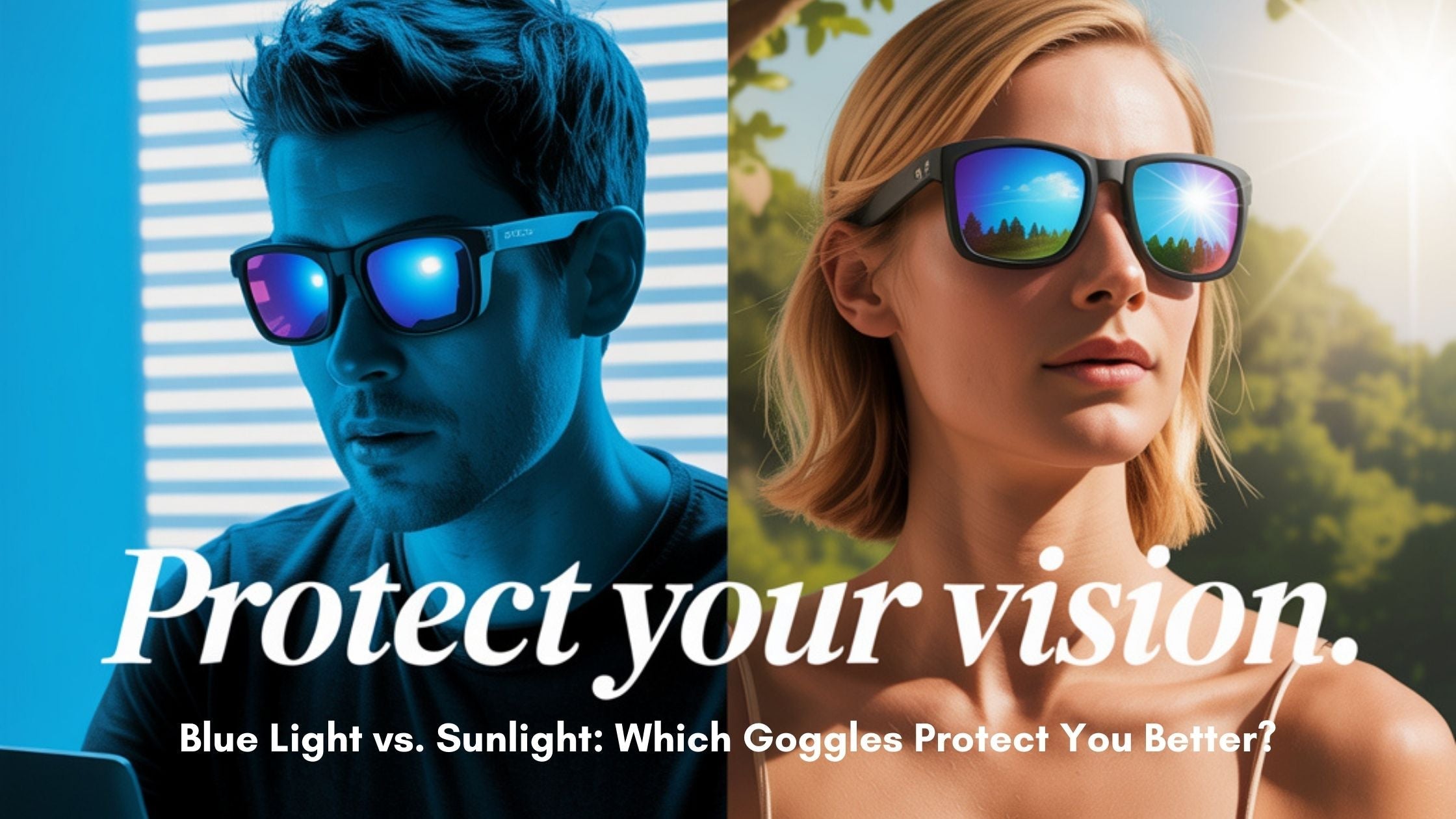 Blue Light vs. Sunlight: Which Goggles Protect You Better?