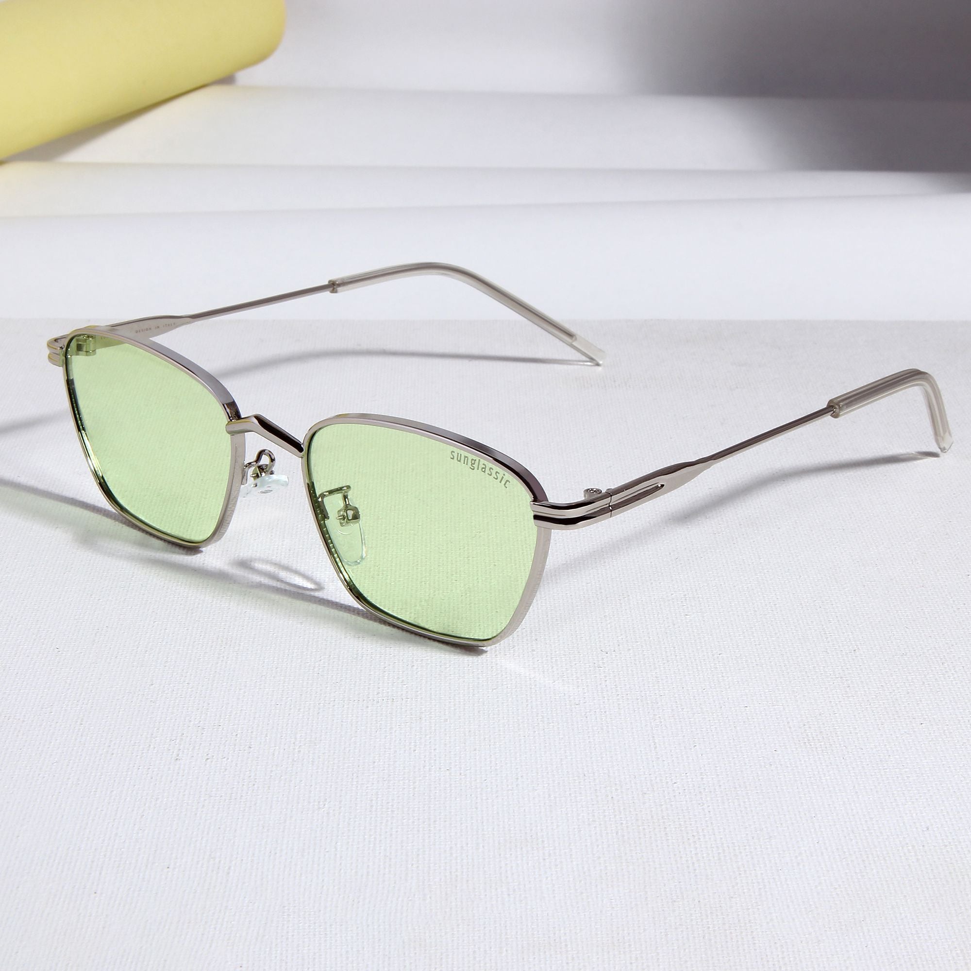 Neon Sunglasses with White Frame | Deluxe