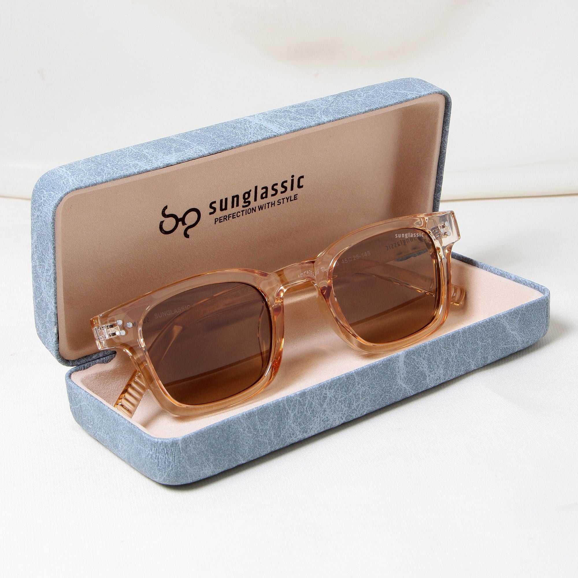 Ares Brown Square Sunglasses