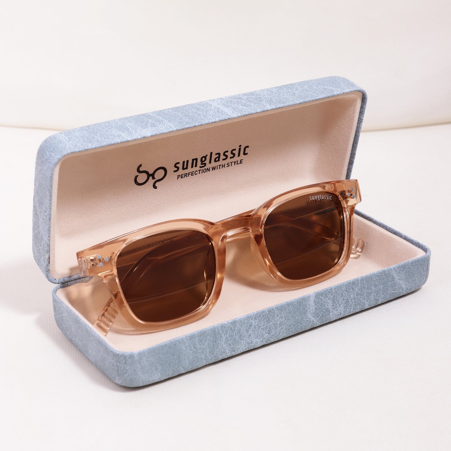Ares Brown Square Sunglasses