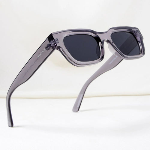 Milestone Grey Black Square Sunglasses