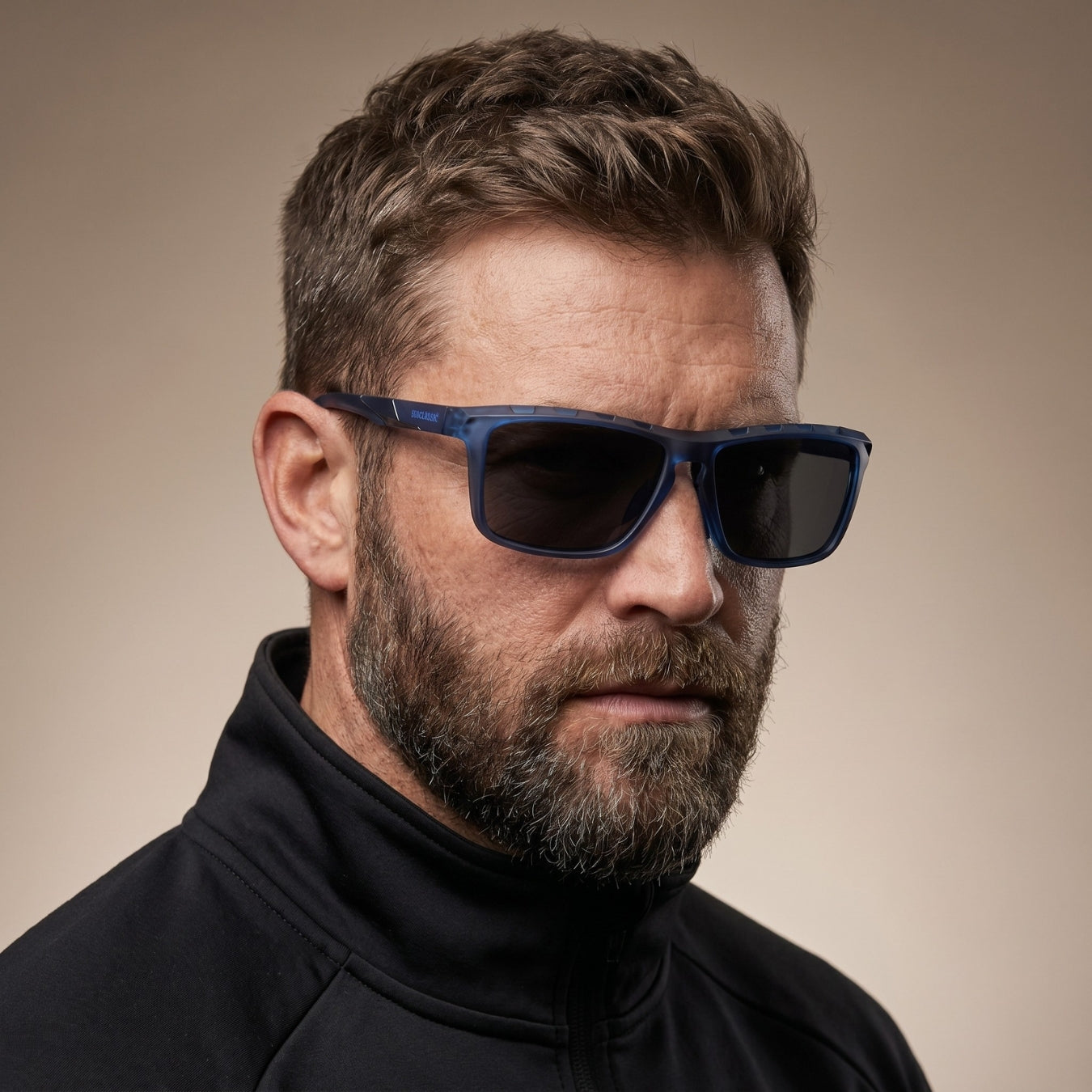 Le specsダークブルー キャットアイサングラス男女兼用 Buy Hawk Blue Black Polarized Rectangle TR90 Sunglasses - Sunglassic