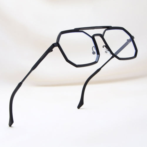 Commando Black Clear Edition Octagon Sunglasses