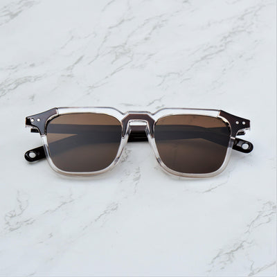 Kingsman Full Brown Square Sunglasses Video