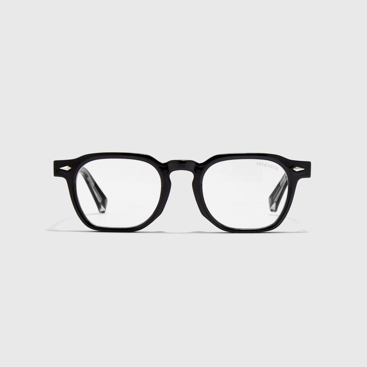 Hercules Black Clear Anti Blue Light Sunglasses for Men & Women