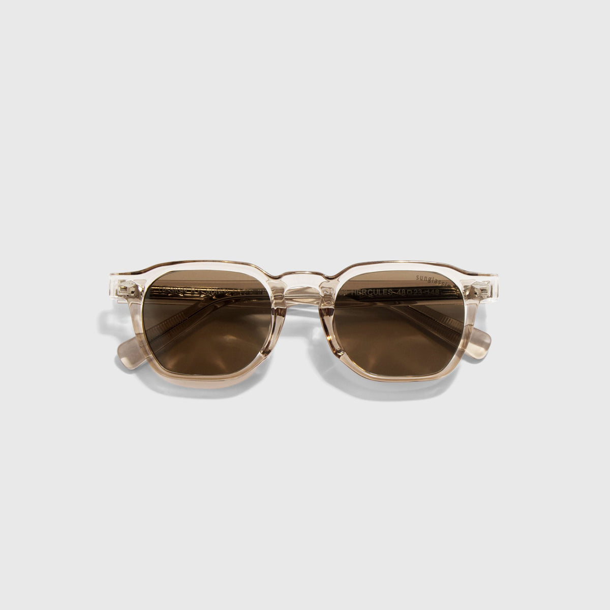 Hercules Brown Square Sunglasses for Men & Women | UV400