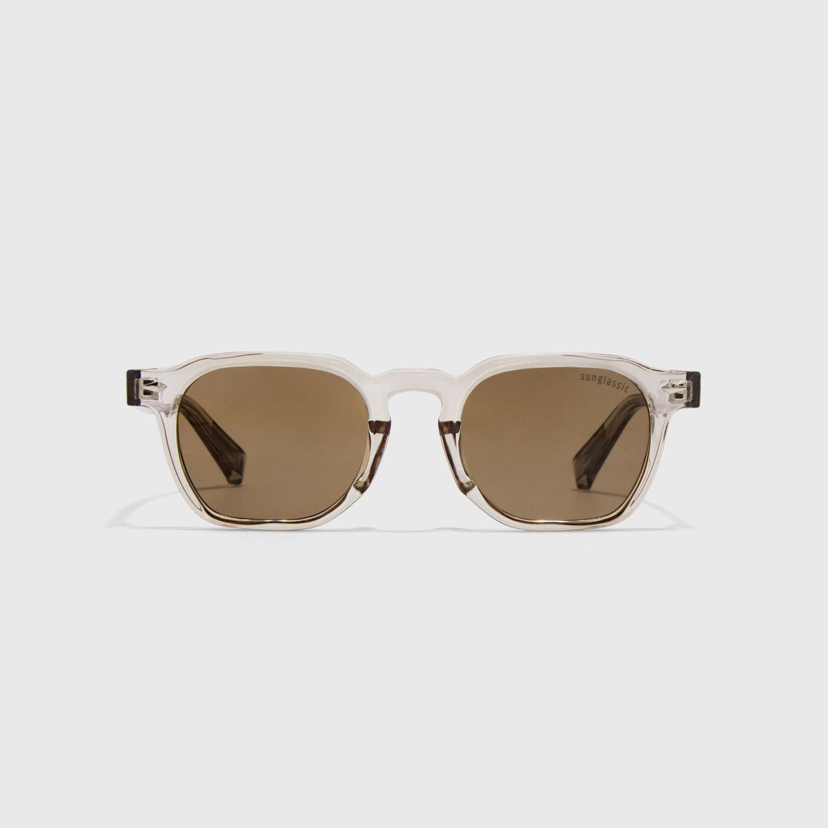 Hercules Brown Square Sunglasses for Men & Women | UV400