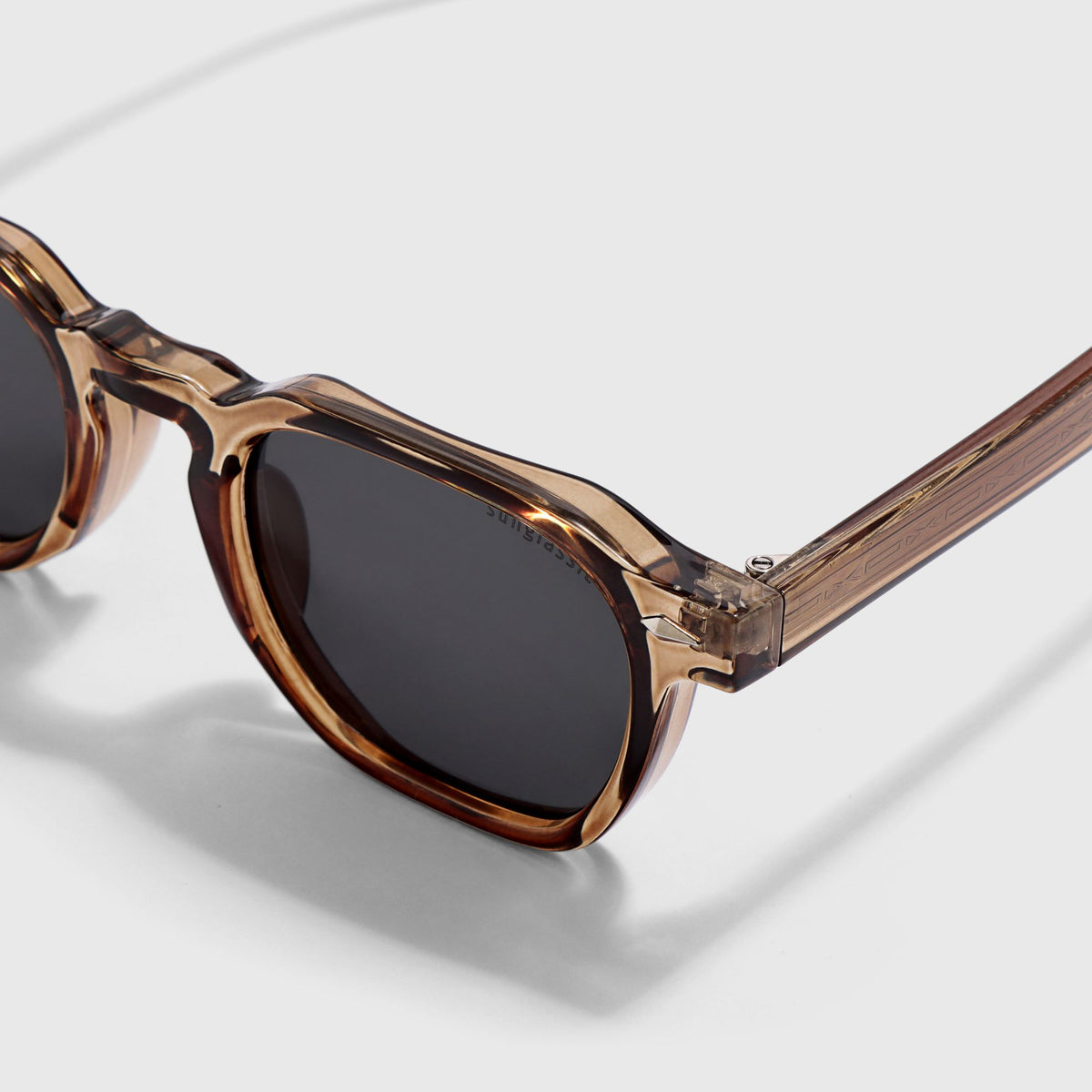 Hercules Olive Green Black Square Sunglasses for Men & Women | UV400