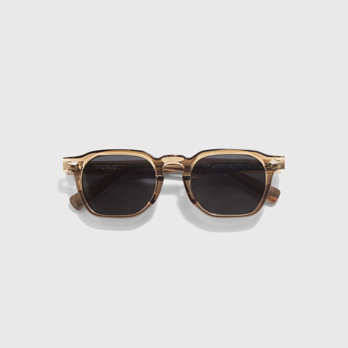 Hercules Olive Green Black Square Sunglasses for Men & Women | UV400