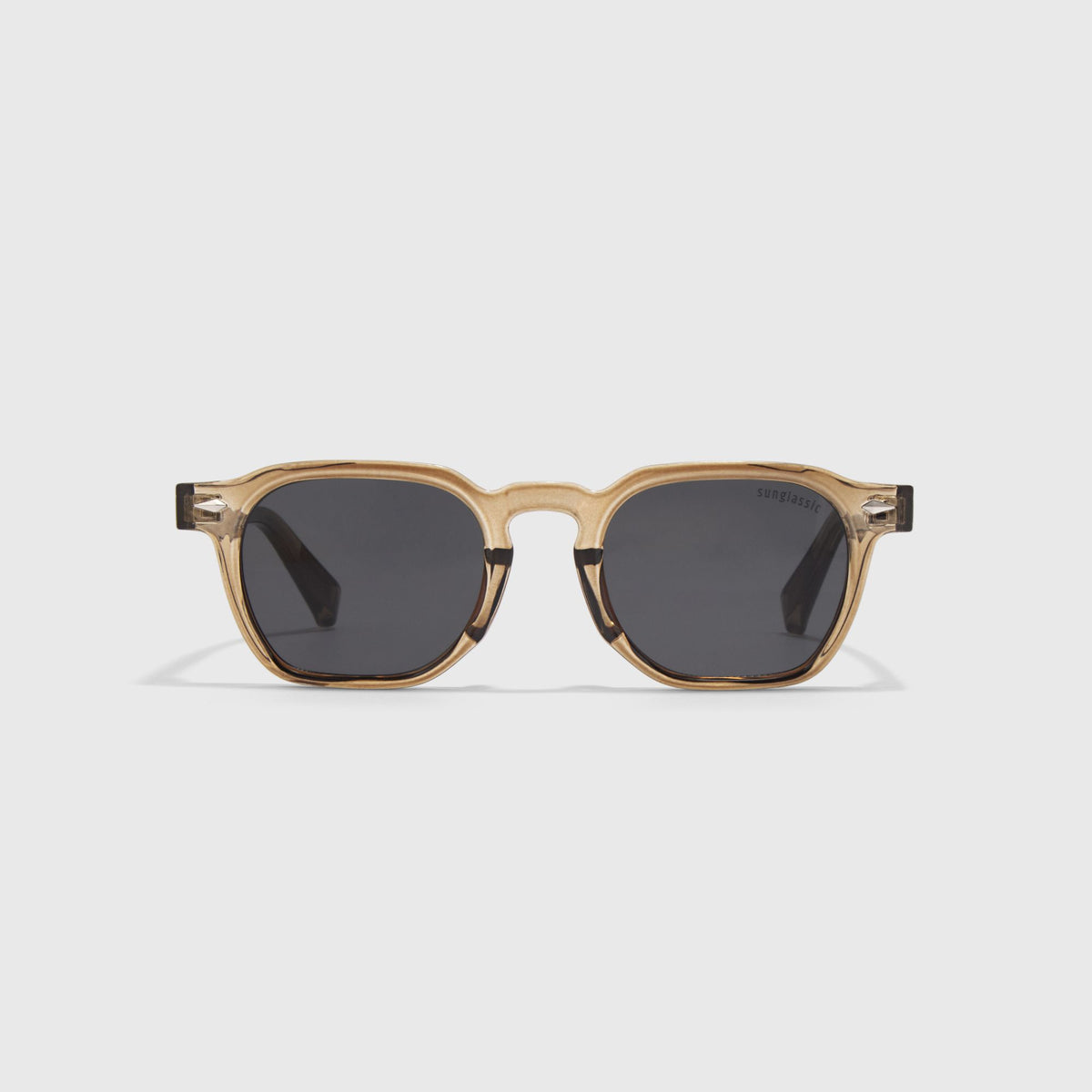 Hercules Olive Green Black Square Sunglasses for Men & Women | UV400