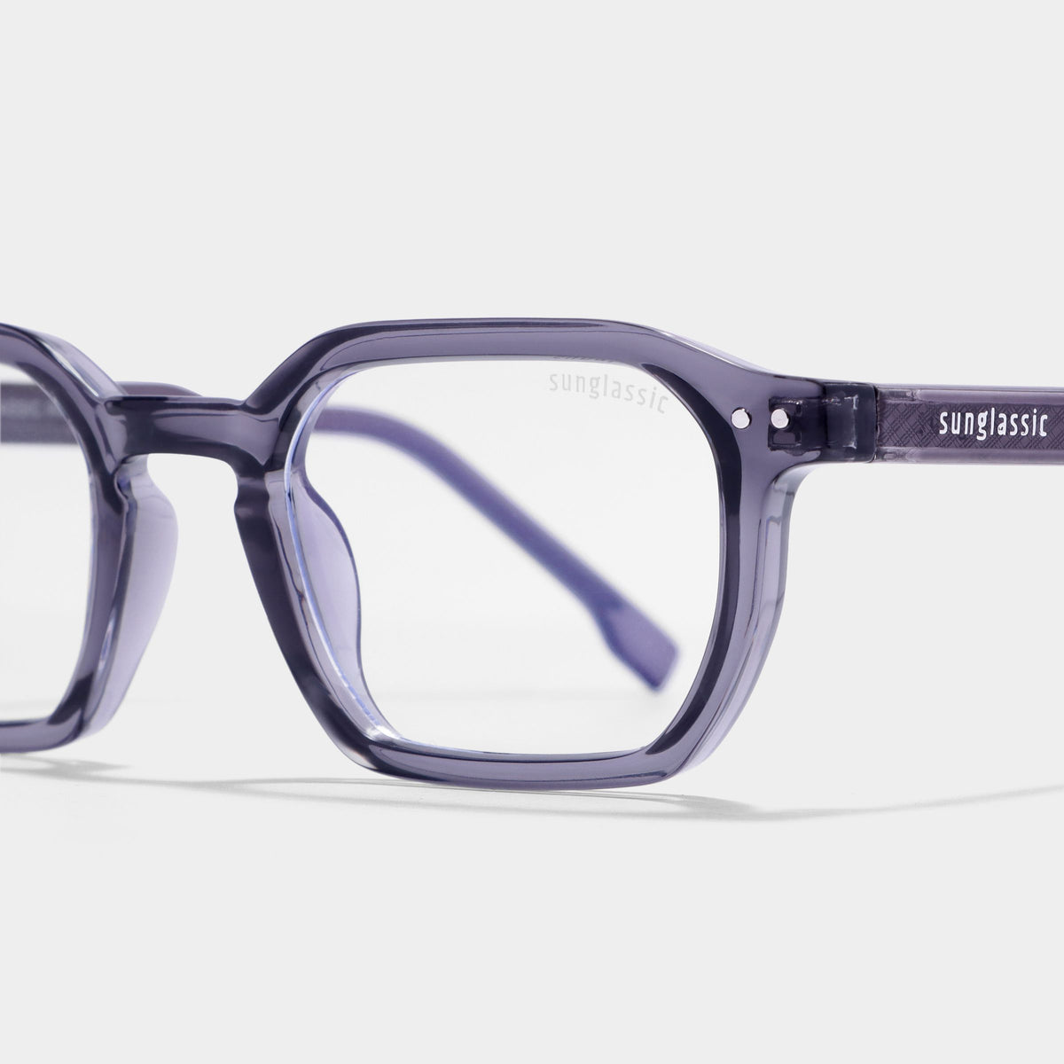 Roman Grey Clear Anti Blue Light Sunglasses