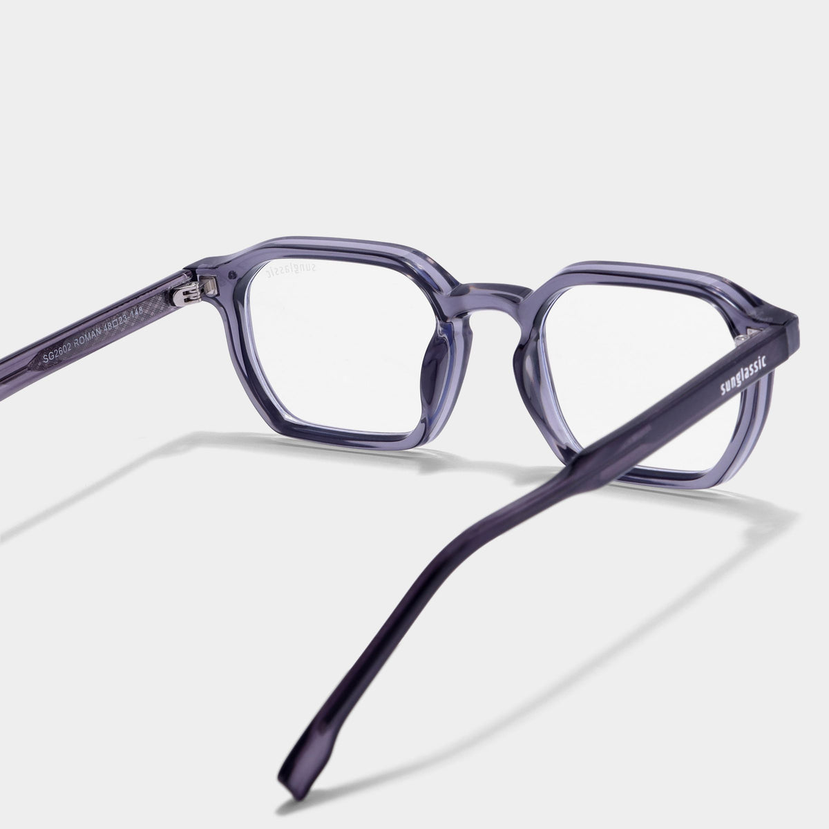 Roman Grey Clear Anti Blue Light Sunglasses