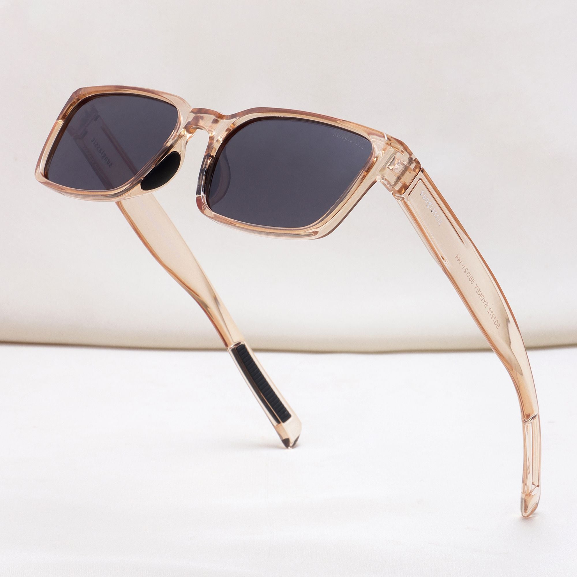 Sydney – Brown Black Rectangle Sunglasses | UV400 Polarized
