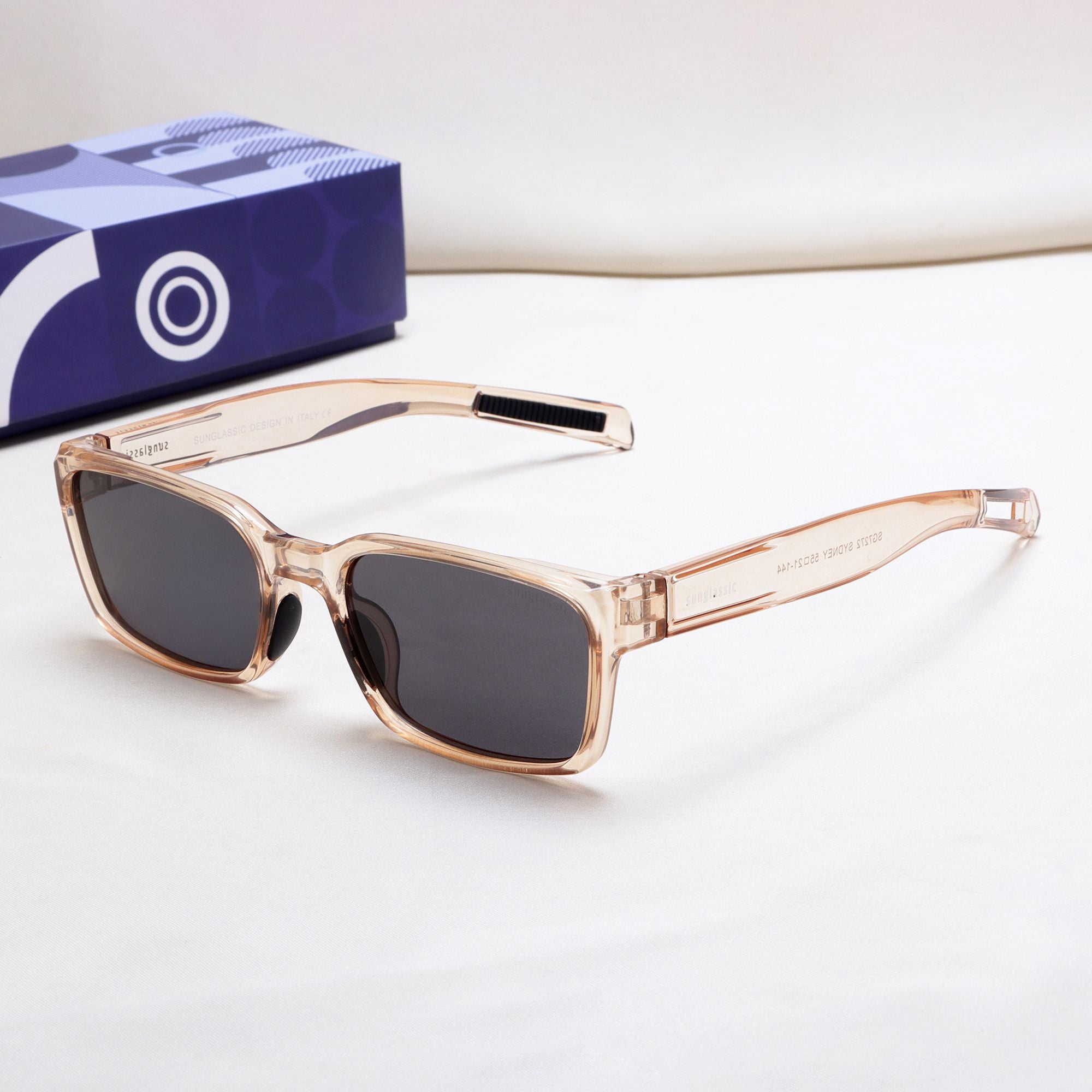 Sydney – Brown Black Rectangle Sunglasses | UV400 Polarized