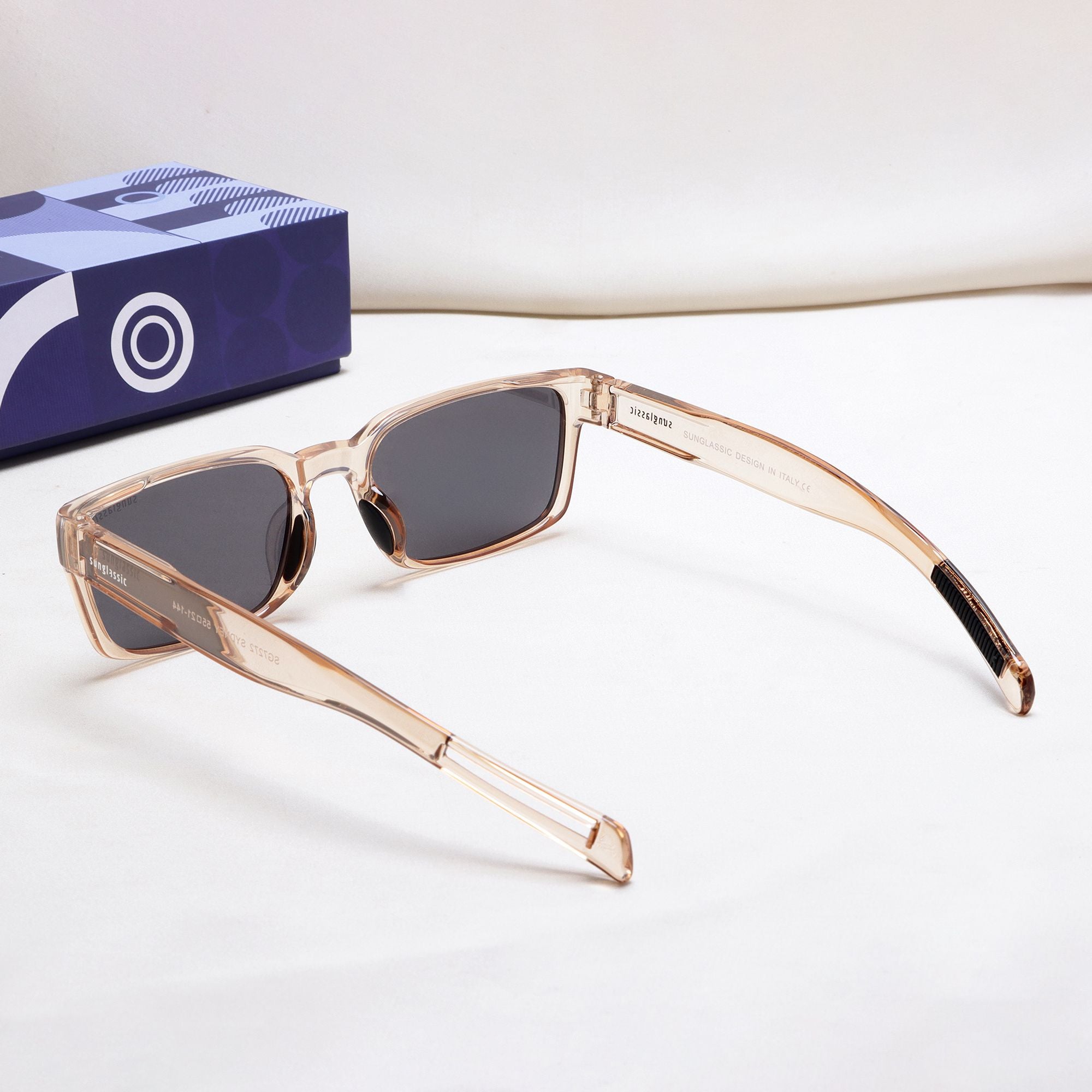 Sydney – Brown Black Rectangle Sunglasses | UV400 Polarized