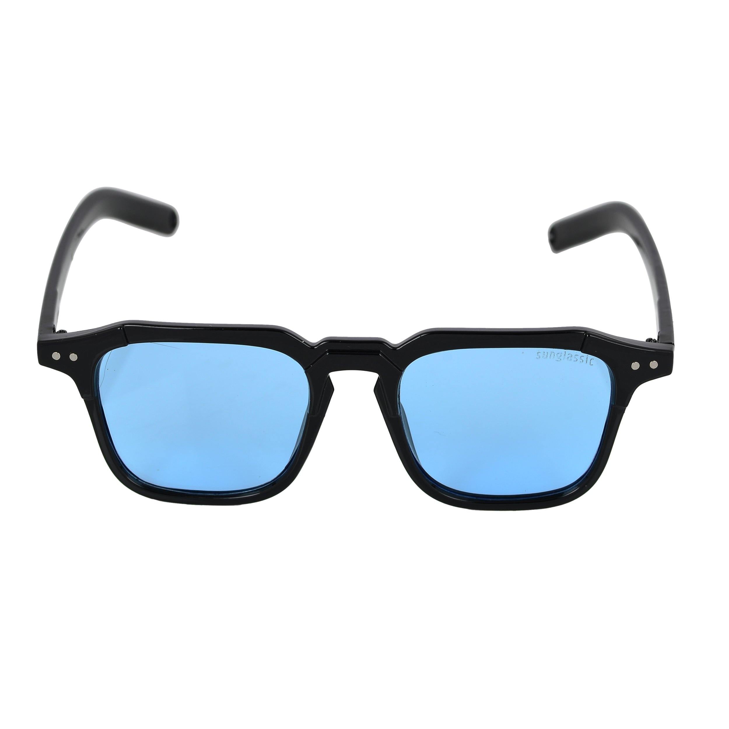 Kingsman Black Blue Square Sunglasses